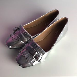 Abound Holly Metallic Kiltie Flat 8